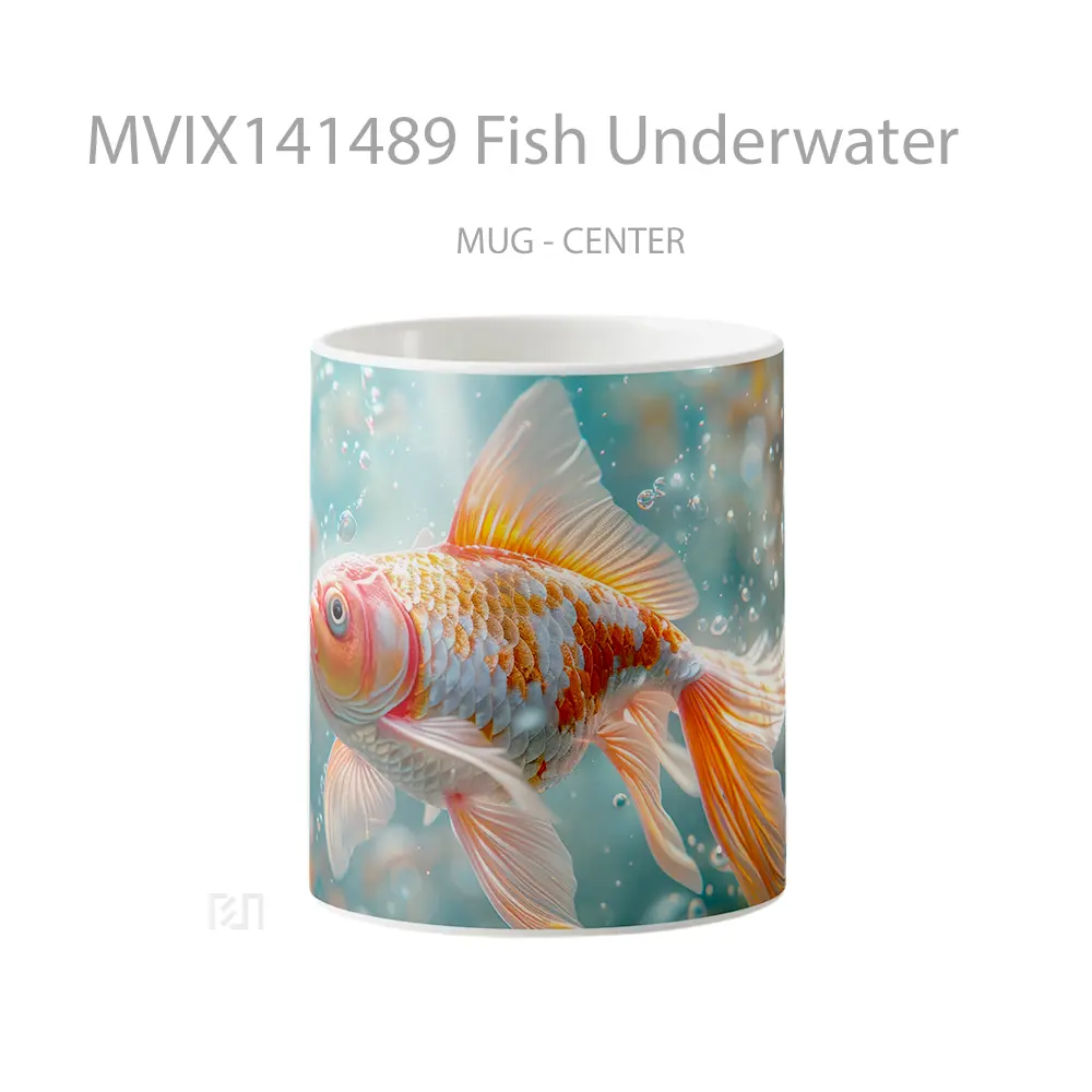 Mug Fish Underwater Gelas Keramik Unik