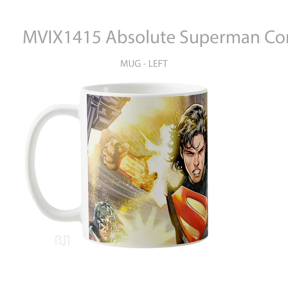 Mug Absolute Superman Comics Gelas Superhero - All-side / Desain