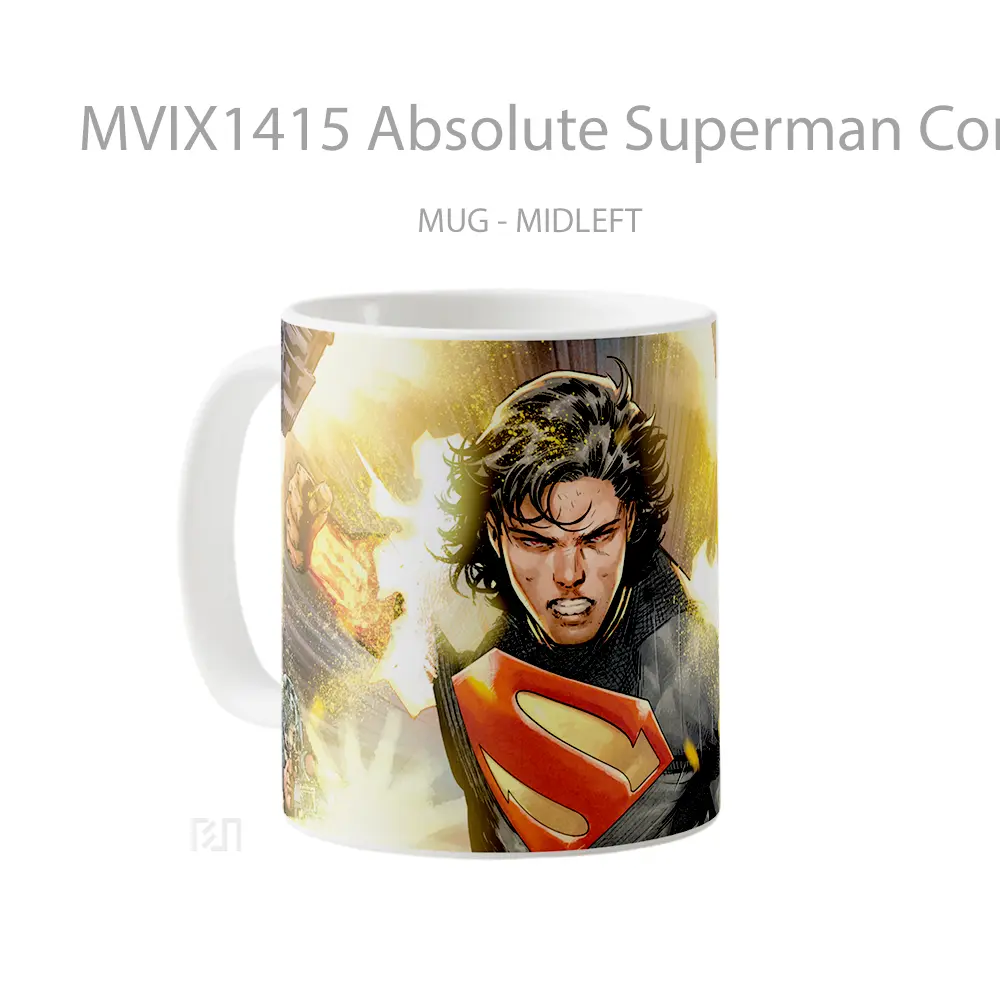 Mug Absolute Superman Comics Gelas Superhero - All-side / Desain