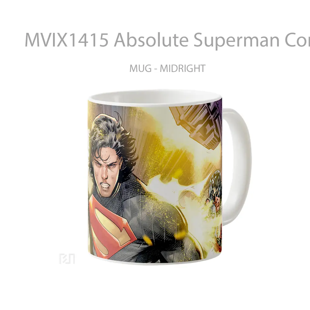 Mug Absolute Superman Comics Gelas Superhero - All-side / Desain