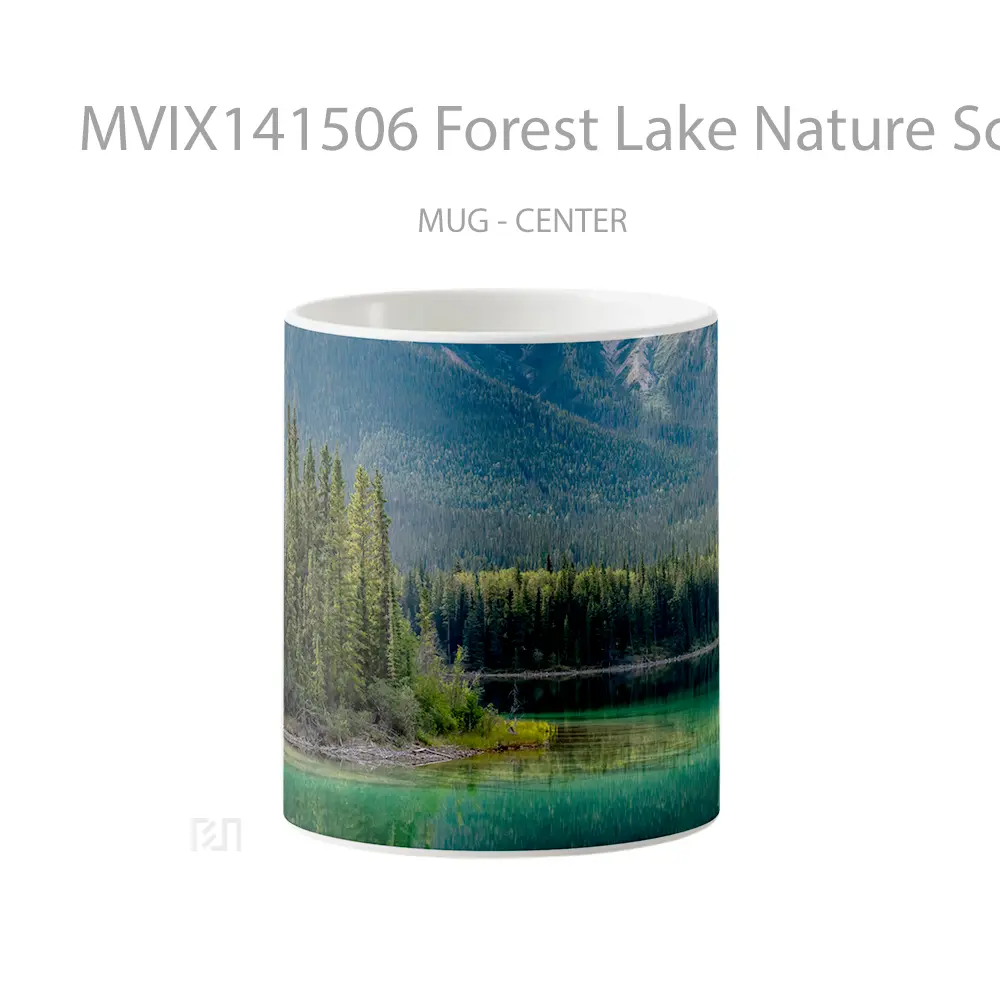 Mug Forest Lake Nature Scenery Gelas Pemandangan Alam