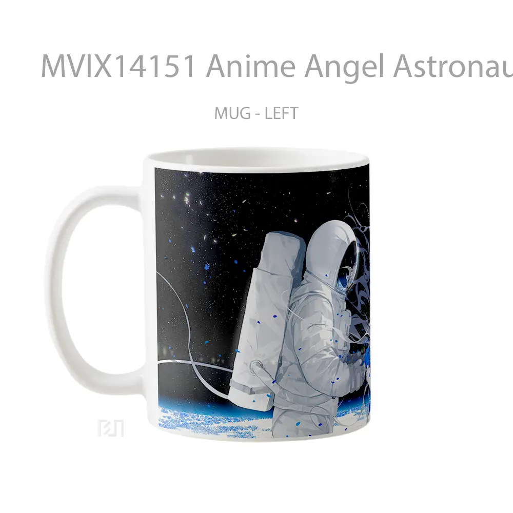 Mug Anime Angel Astronaut Space Cangkir Anime - All-side / Desain