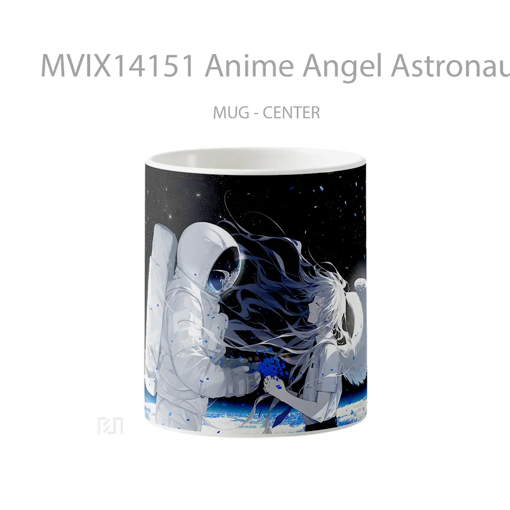 Mug Anime Angel Astronaut Space Cangkir Anime