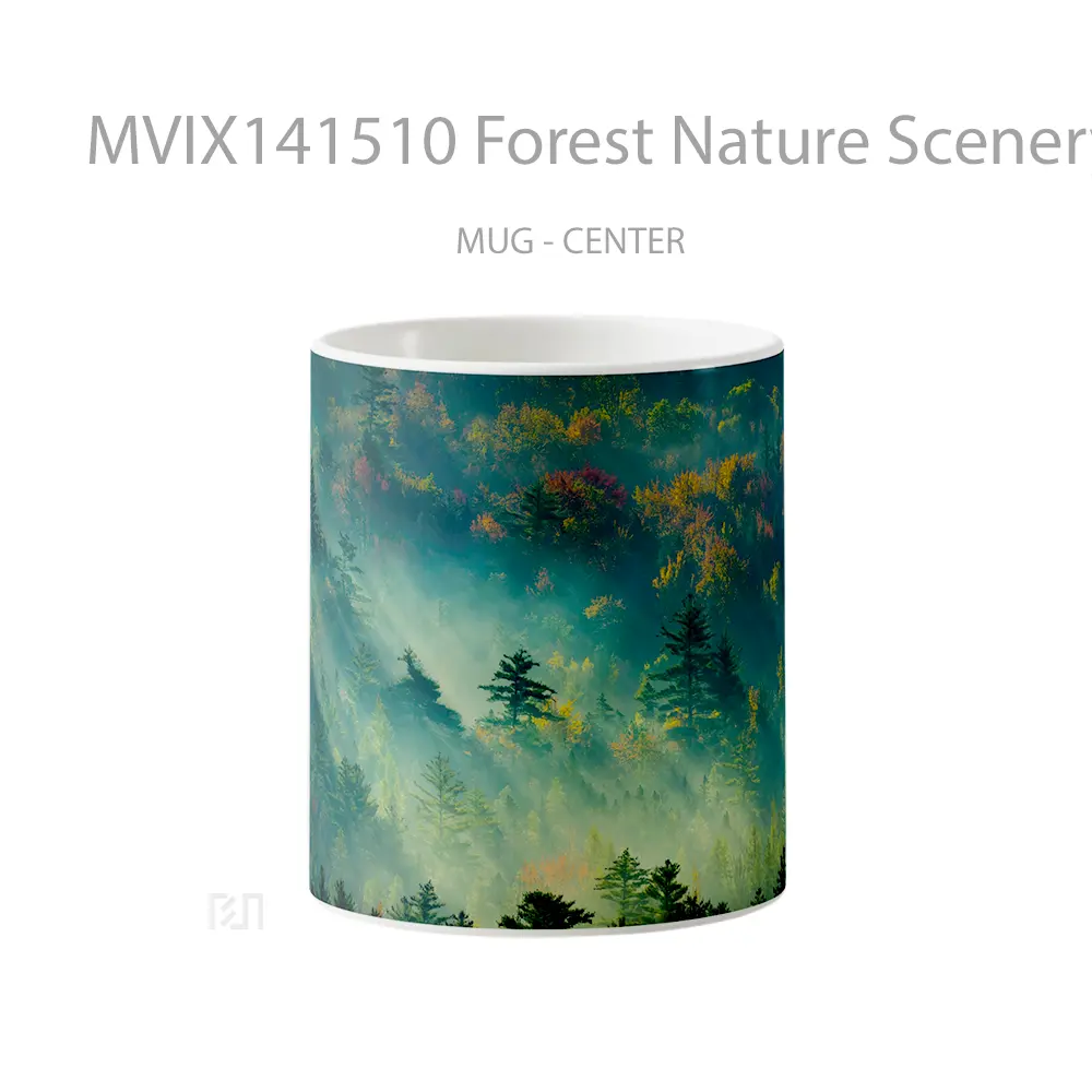 Mug Forest Nature Scenery Gelas Pemandangan Alam
