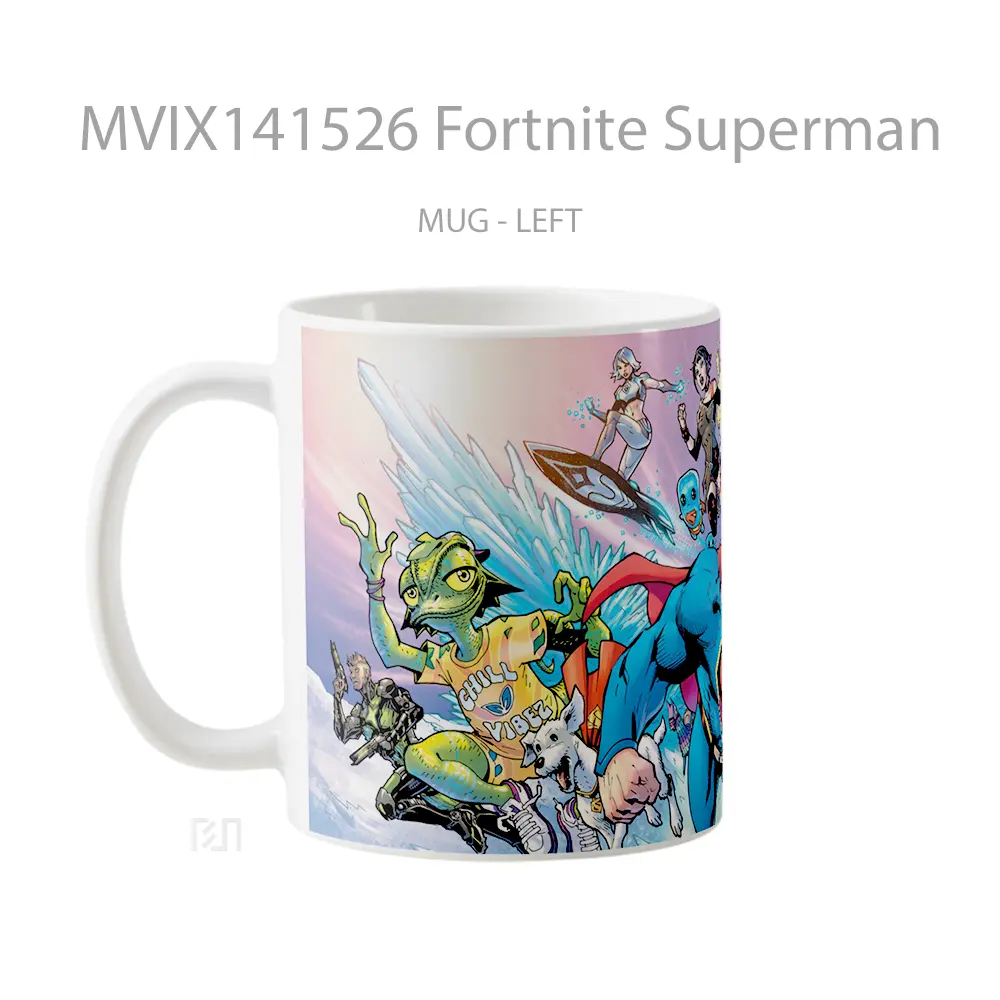 Mug Fortnite Superman Gelas Superhero - All-side / Desain