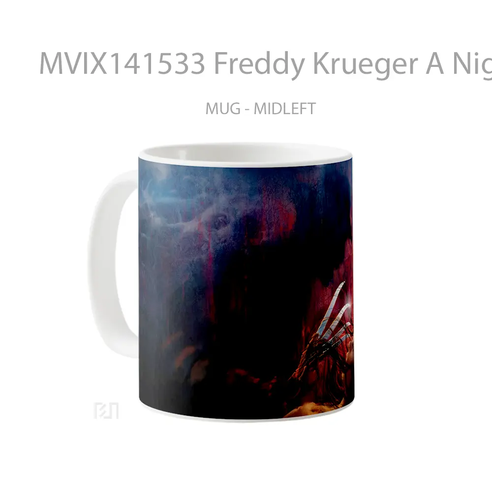 Mug Freddy Krueger A Nightmare On Elm Street Gelas Keramik Unik - All-side / Desain