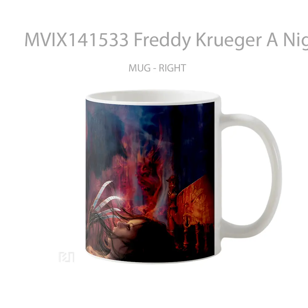 Mug Freddy Krueger A Nightmare On Elm Street Gelas Keramik Unik - All-side / Desain