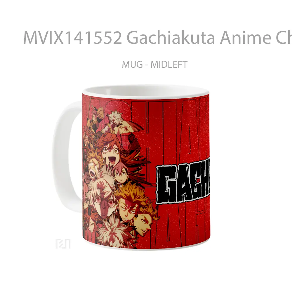Mug Gachiakuta Anime Characters Cangkir Anime - All-side / Desain