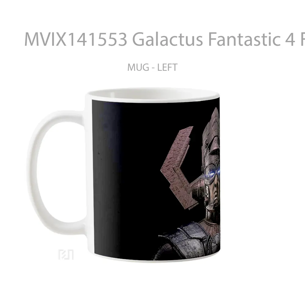 Mug Galactus Fantastic 4 First Steps Gelas Keramik Unik - All-side / Desain