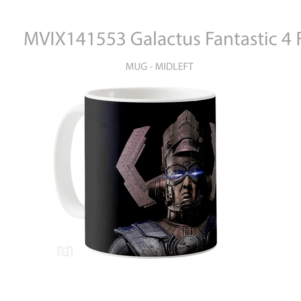 Mug Galactus Fantastic 4 First Steps Gelas Keramik Unik - All-side / Desain