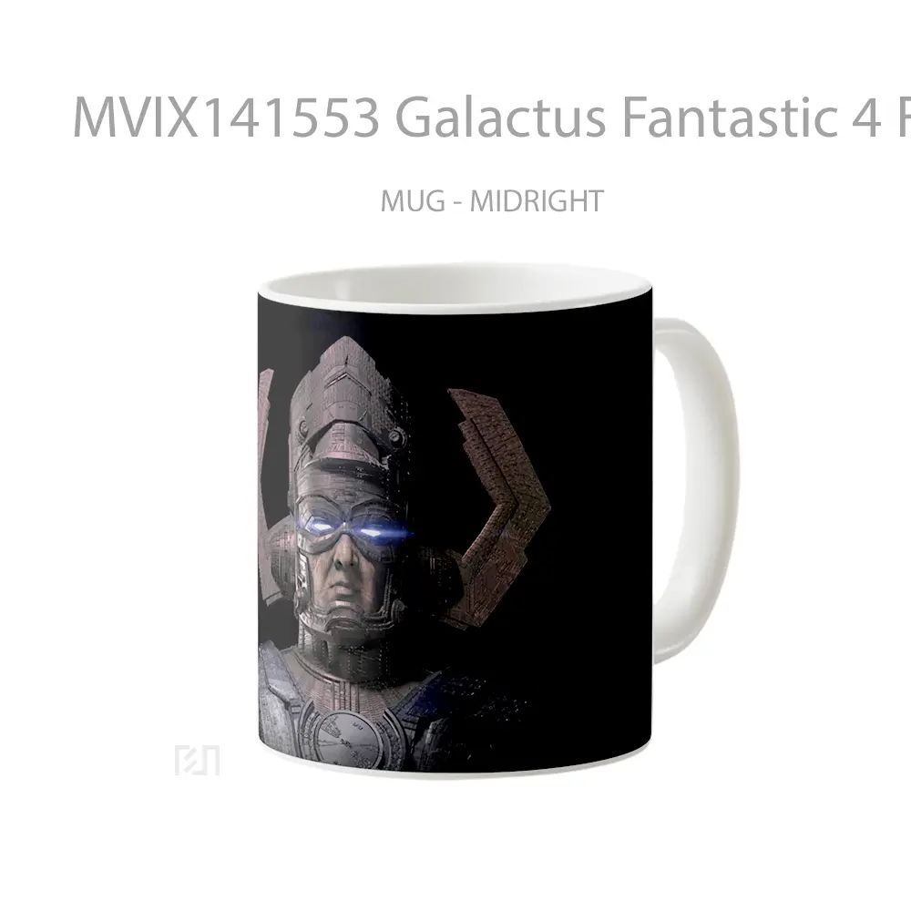 Mug Galactus Fantastic 4 First Steps Gelas Keramik Unik - All-side / Desain