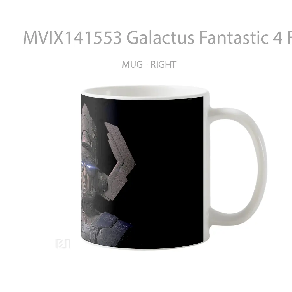 Mug Galactus Fantastic 4 First Steps Gelas Keramik Unik - All-side / Desain