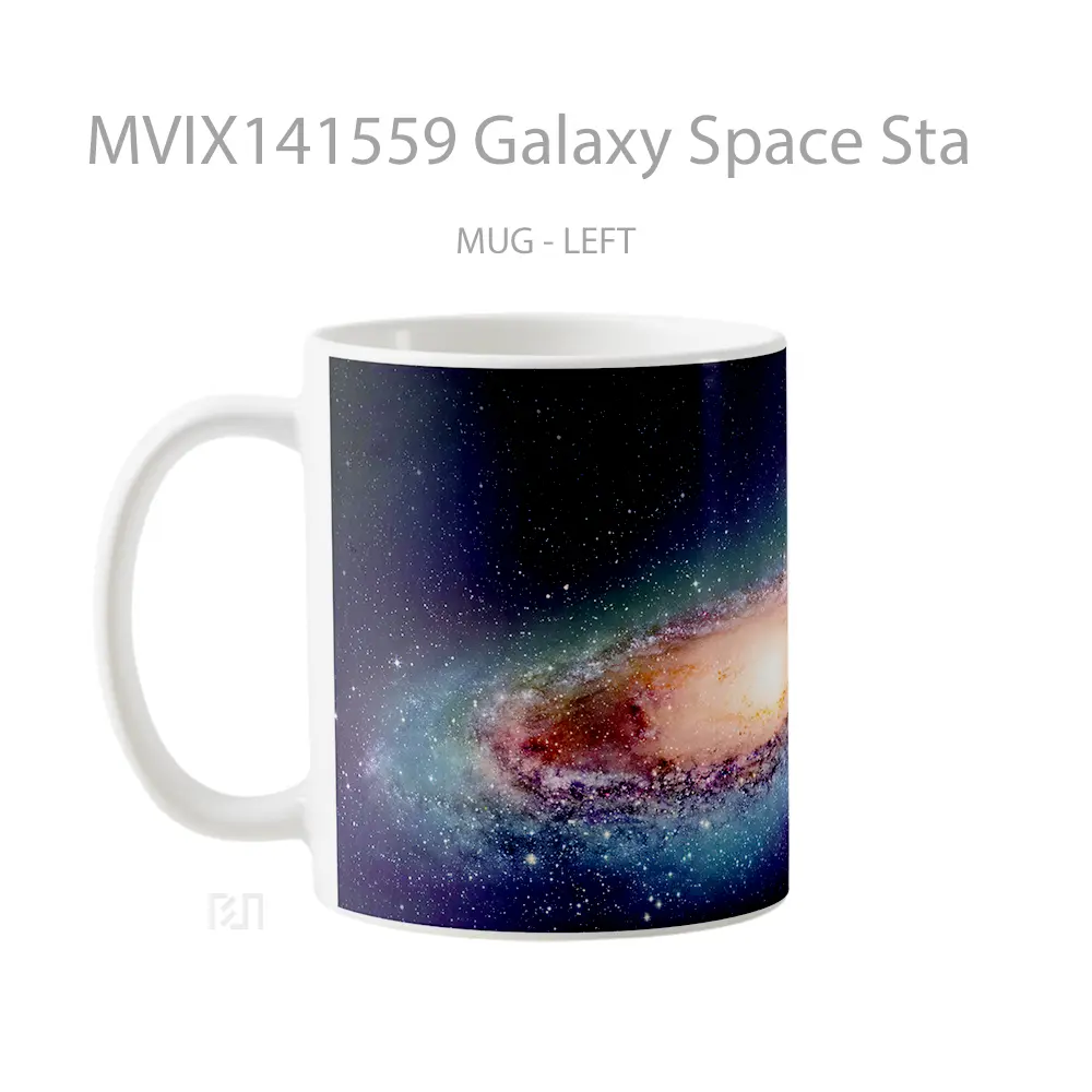 Mug Galaxy Space Sta Gelas Keramik Unik - All-side / Desain