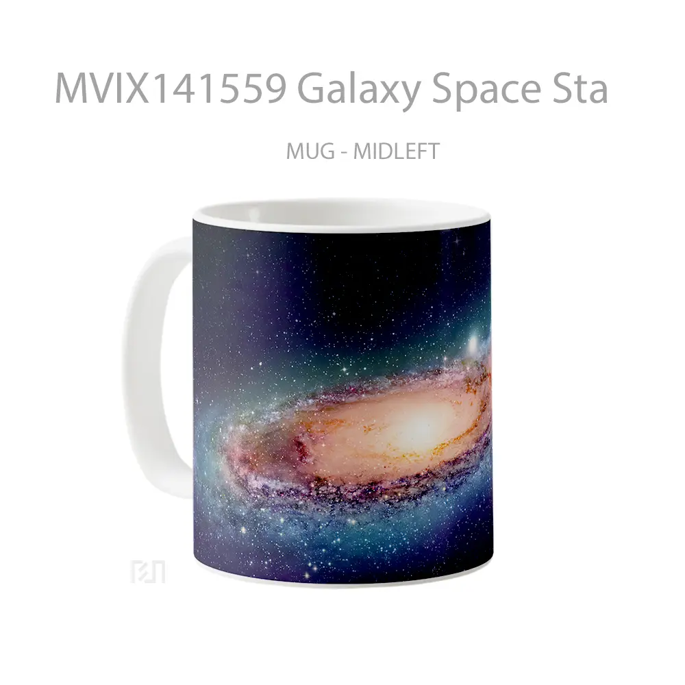 Mug Galaxy Space Sta Gelas Keramik Unik - All-side / Desain