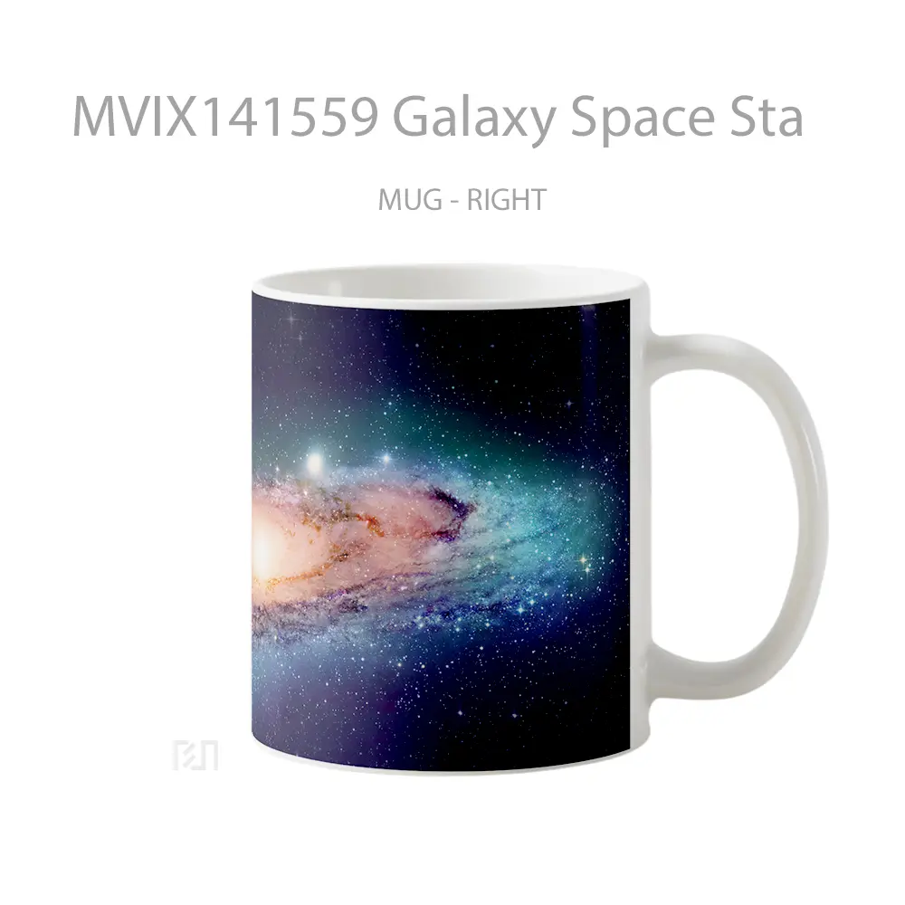 Mug Galaxy Space Sta Gelas Keramik Unik - All-side / Desain