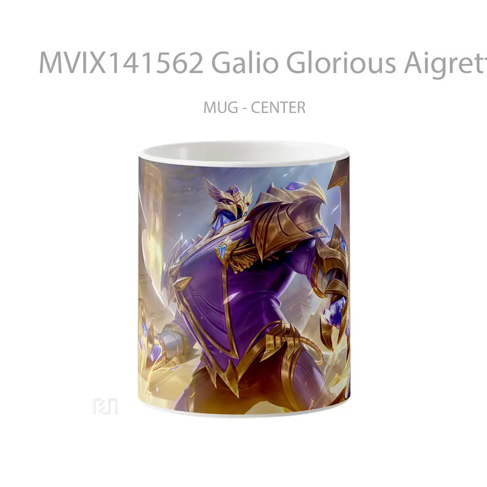 Mug Galio Glorious Aigrette Skin Lol Wild Rift Splash Art Cangkir Gamer