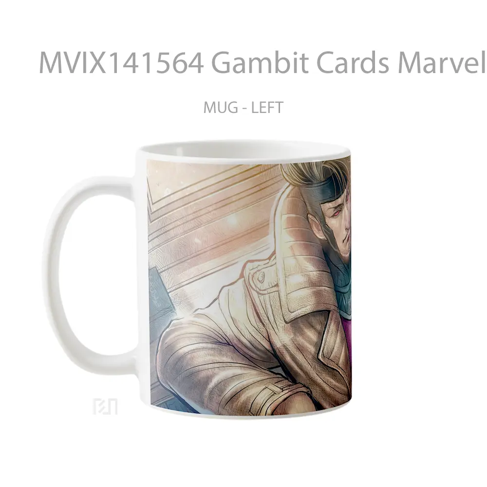 Mug Gambit Cards Marvel Gelas Superhero - All-side / Desain