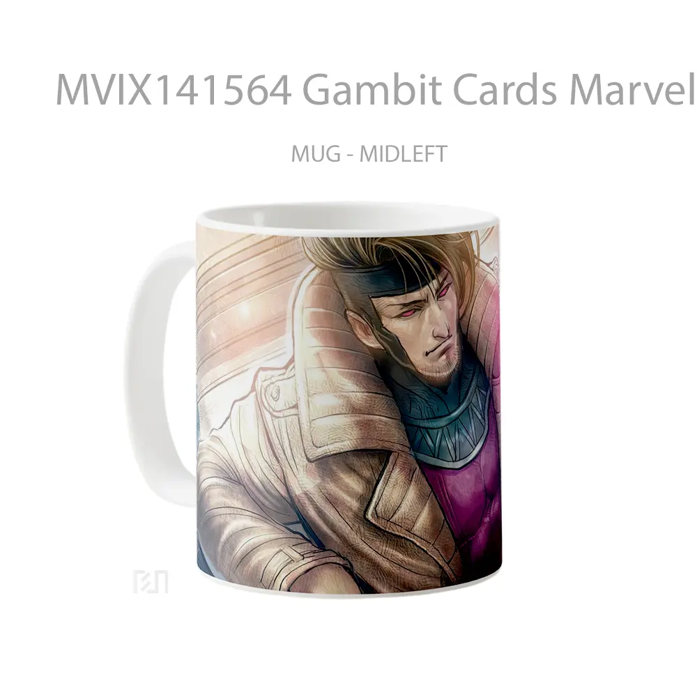 Mug Gambit Cards Marvel Gelas Superhero - All-side / Desain