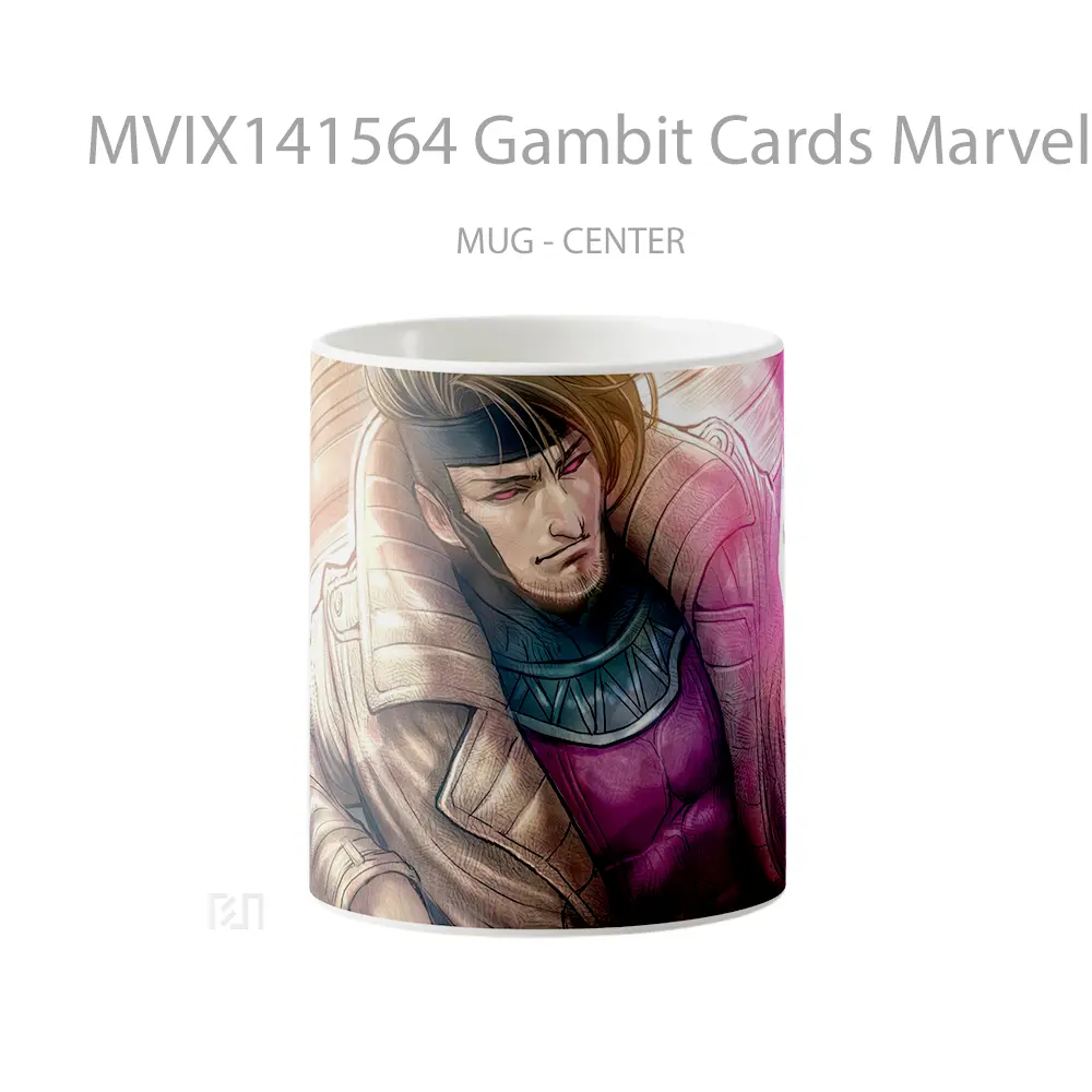 Mug Gambit Cards Marvel Gelas Superhero