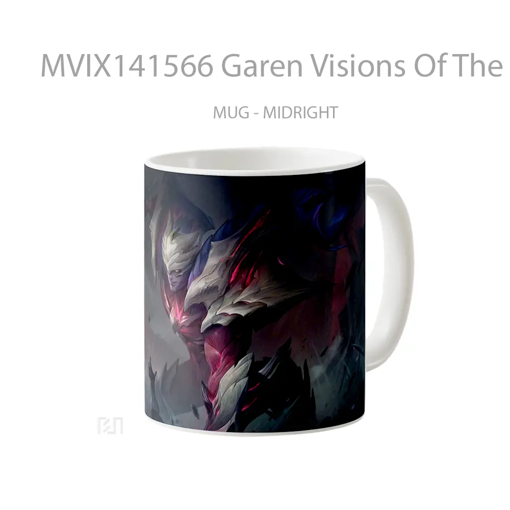 Mug Garen Visions Of The Fallen Skin Lol Splash Art Cangkir Gamer - All-side / Desain