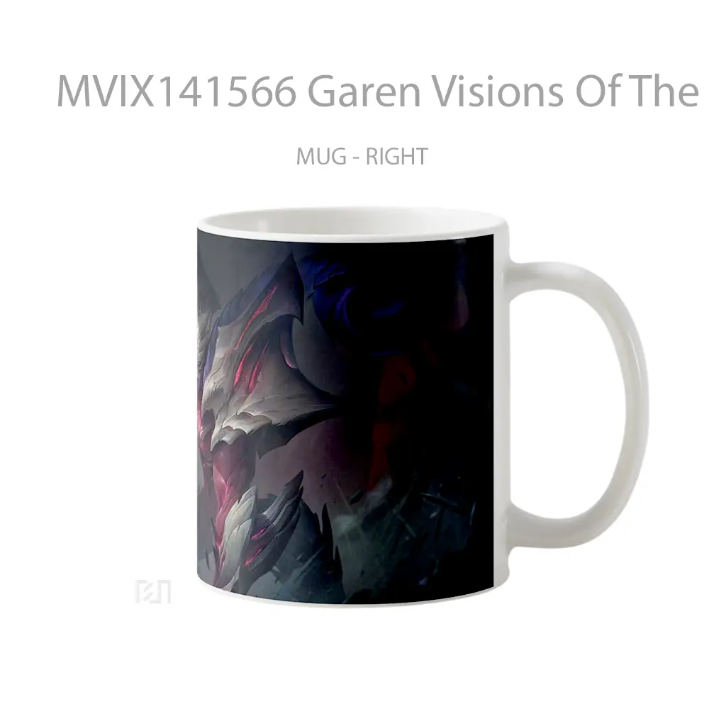 Mug Garen Visions Of The Fallen Skin Lol Splash Art Cangkir Gamer - All-side / Desain