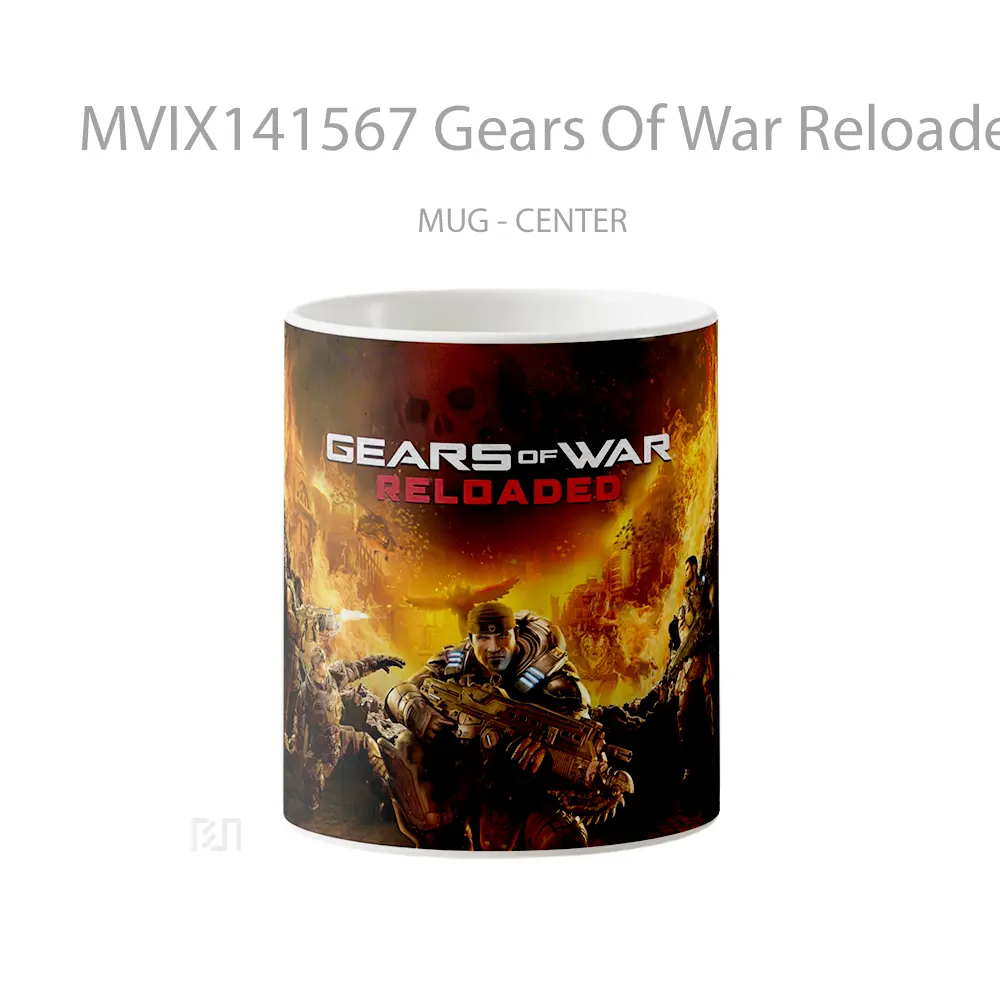Mug Gears Of War Reloaded Gelas Keramik Unik