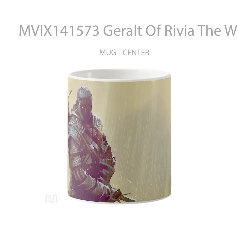 Mug Geralt Of Rivia The Witcher Gelas Keramik Unik