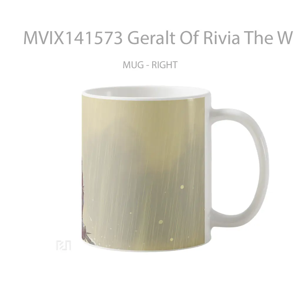 Mug Geralt Of Rivia The Witcher Gelas Keramik Unik - All-side / Desain