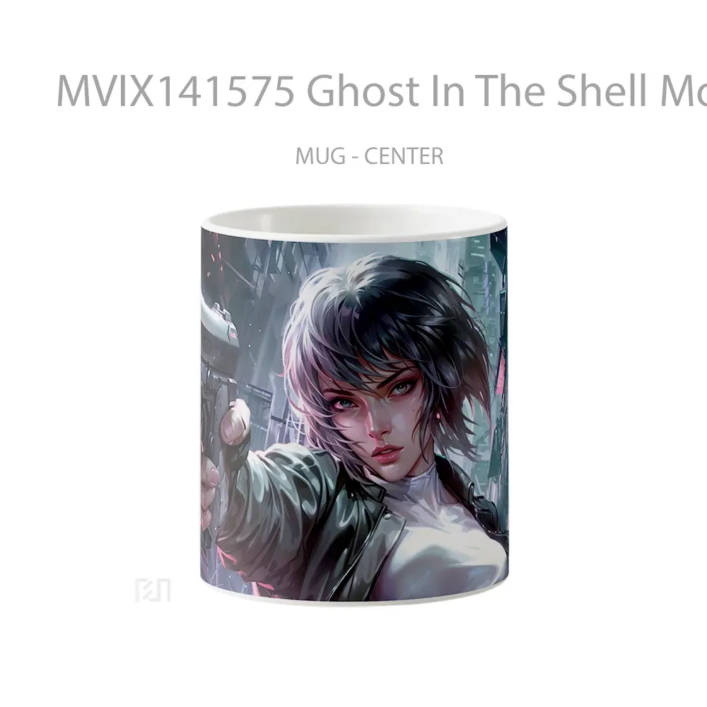 Mug Ghost In The Shell Motoko Kusanagi Gelas Keramik Unik