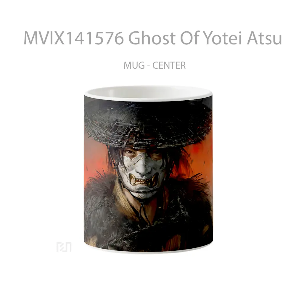 Mug Ghost Of Yotei Atsu Gelas Keramik Unik