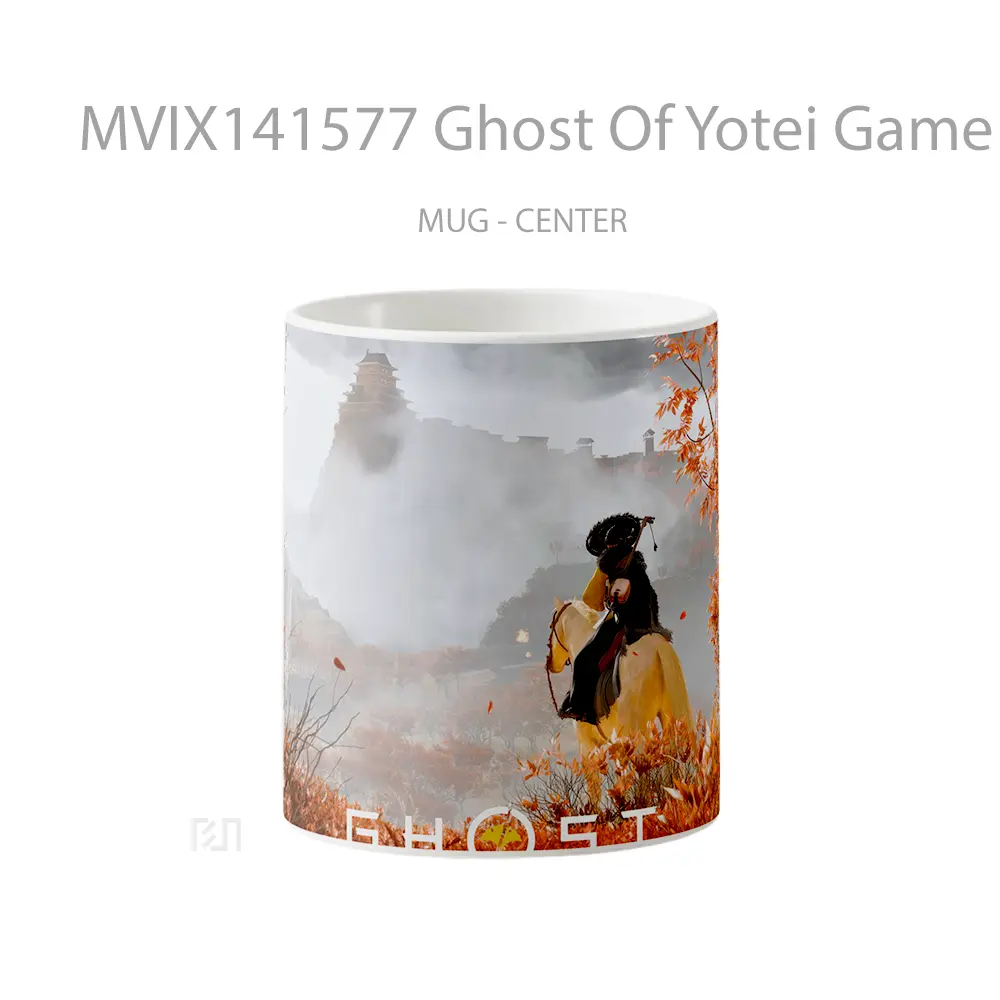 Mug Ghost Of Yotei Game Cangkir Gamer