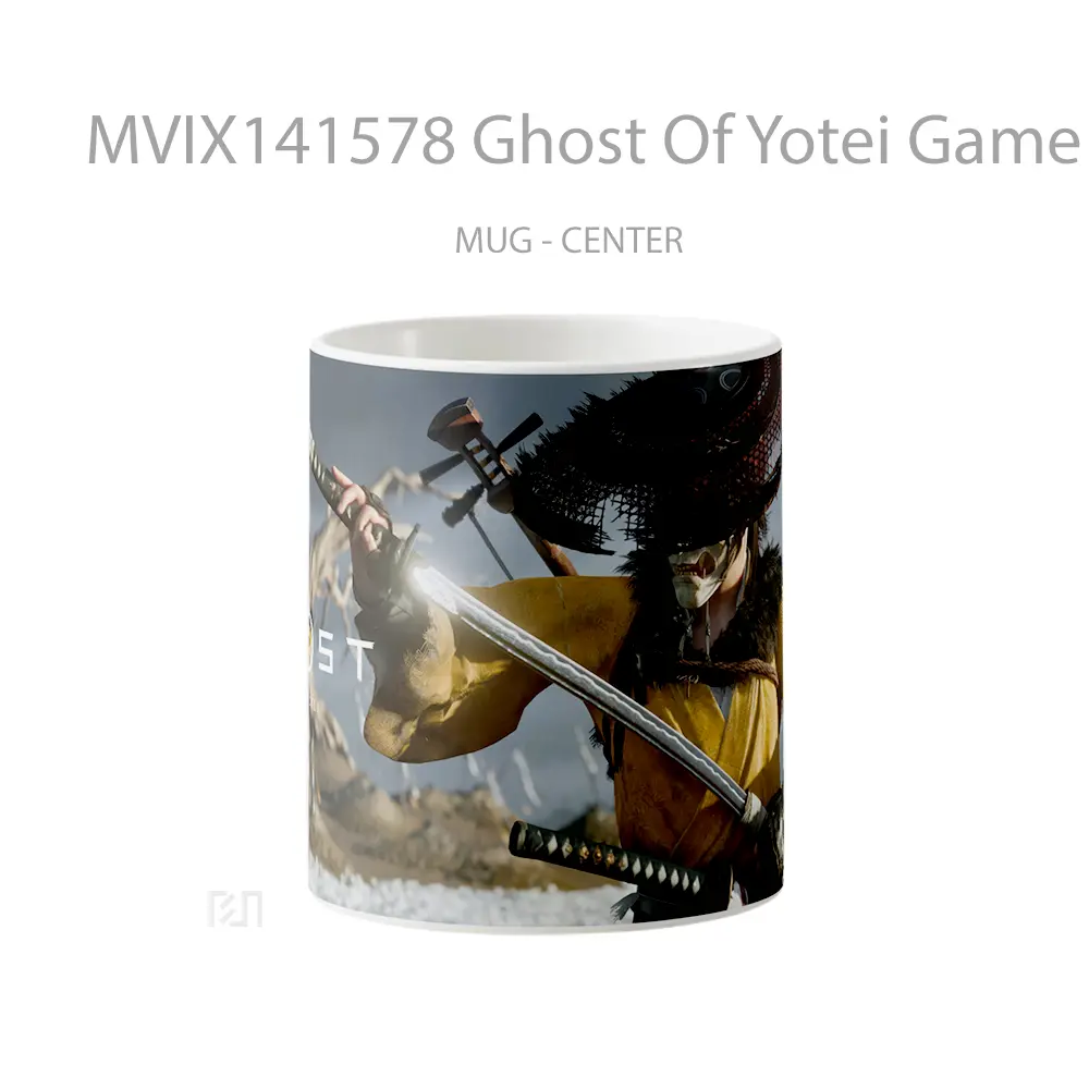Mug Ghost Of Yotei Game Cangkir Gamer