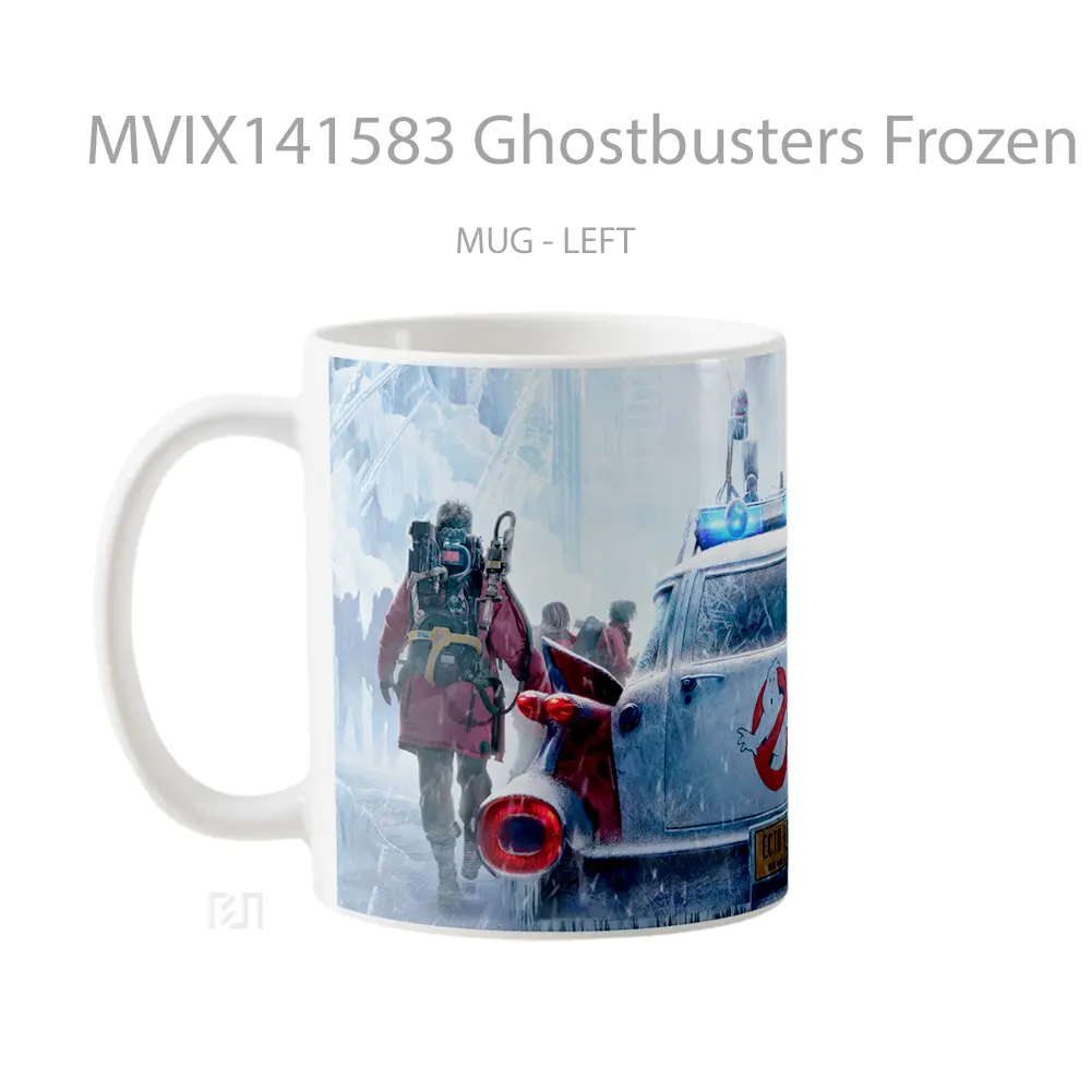 Mug Ghostbusters Frozen Empire Movie Poster Gelas Keramik Unik - All-side / Desain