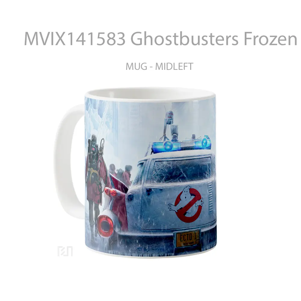 Mug Ghostbusters Frozen Empire Movie Poster Gelas Keramik Unik - All-side / Desain