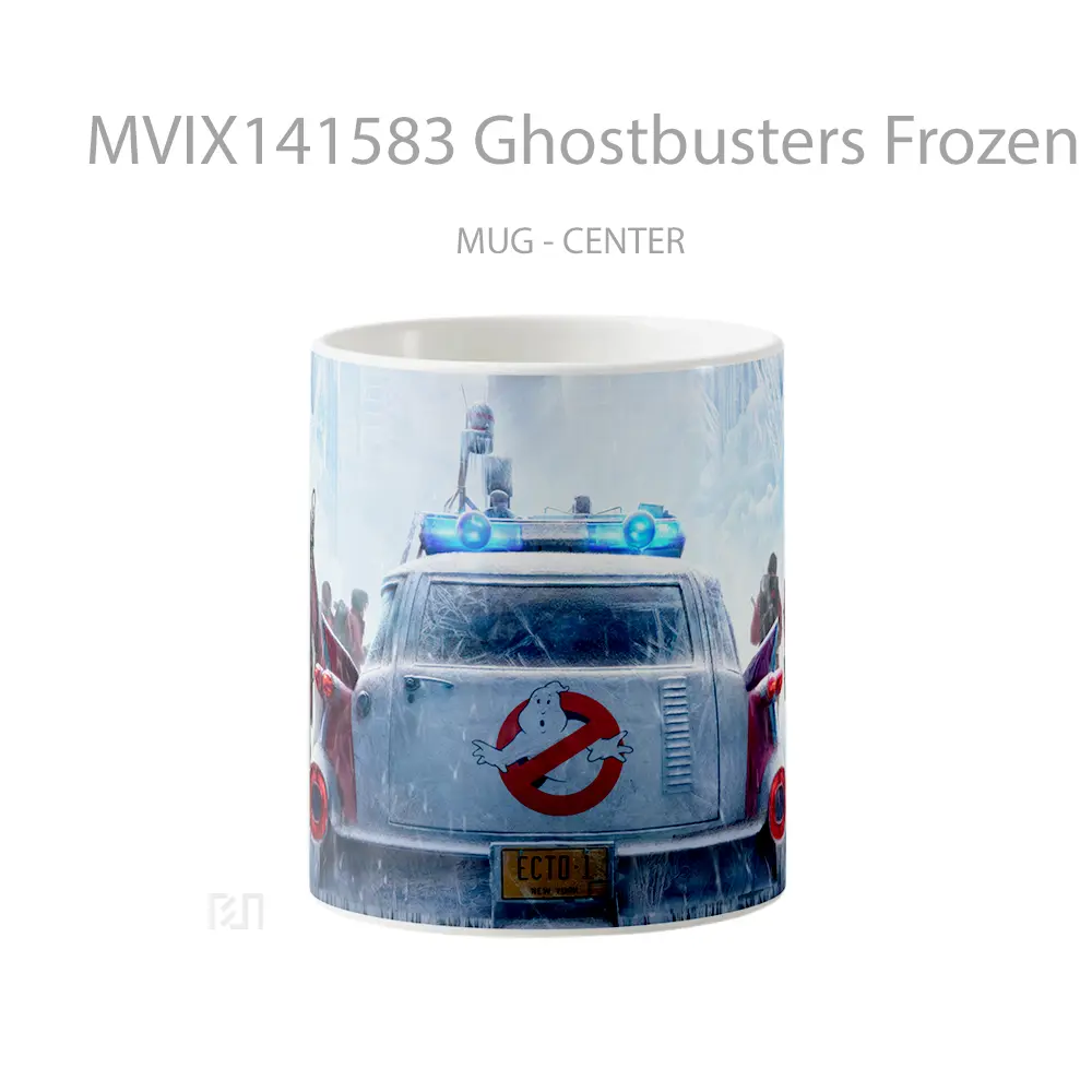 Mug Ghostbusters Frozen Empire Movie Poster Gelas Keramik Unik