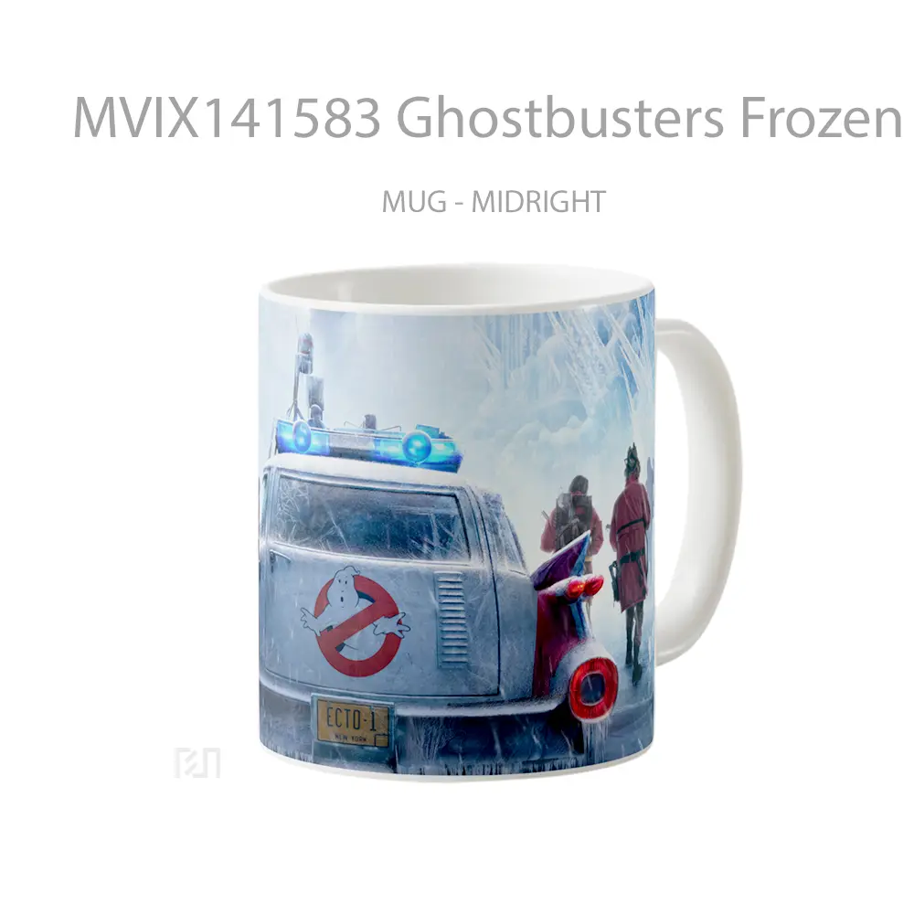 Mug Ghostbusters Frozen Empire Movie Poster Gelas Keramik Unik - All-side / Desain