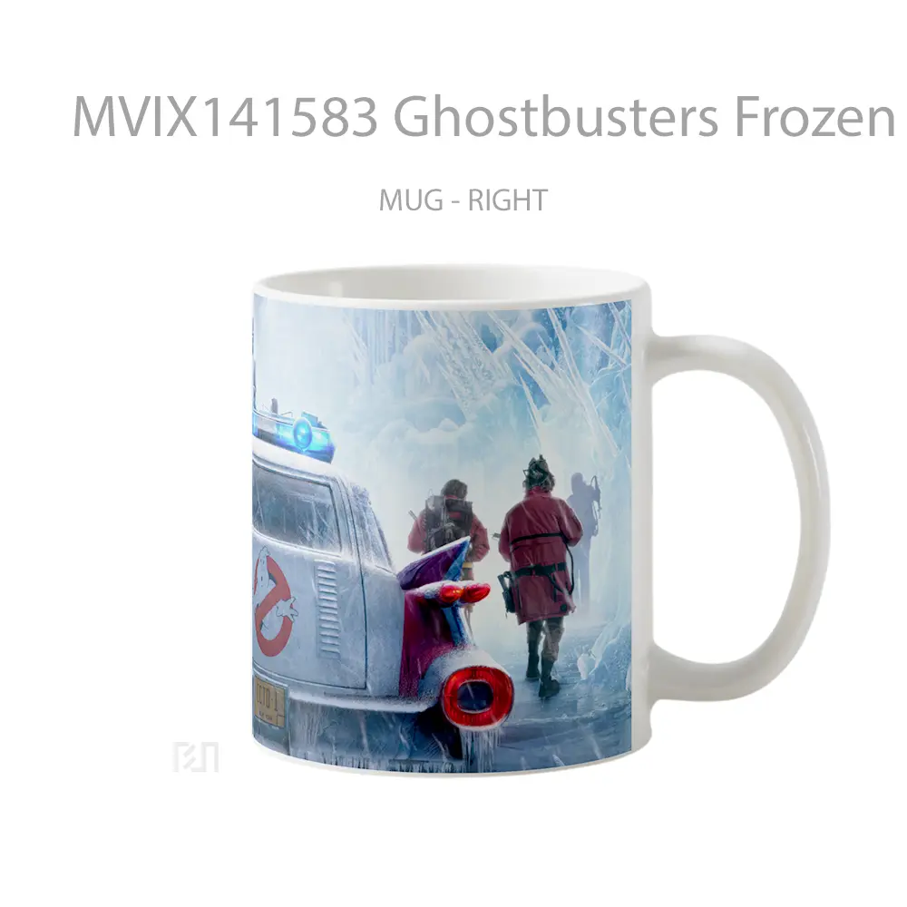 Mug Ghostbusters Frozen Empire Movie Poster Gelas Keramik Unik - All-side / Desain
