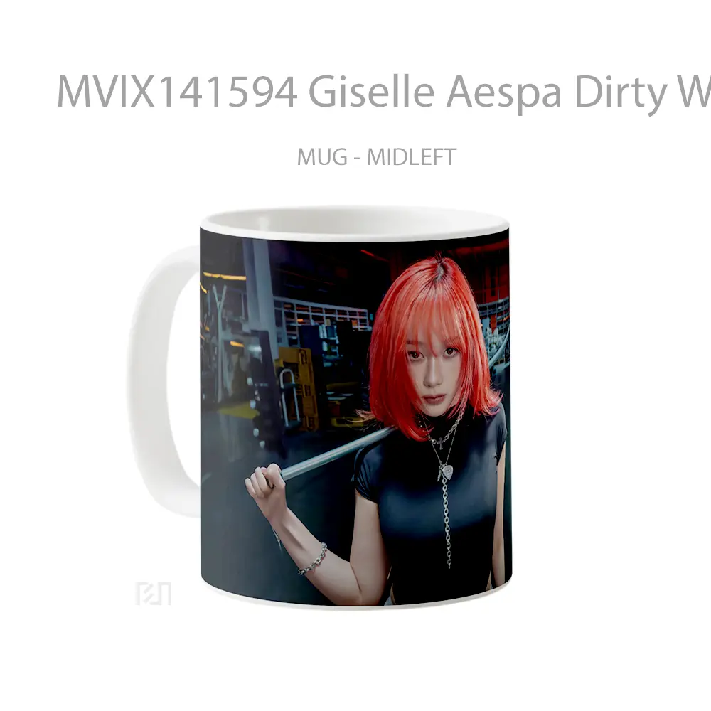Mug Giselle Aespa Dirty Work Iphone 16 Pro Gelas Keramik Unik - All-side / Desain