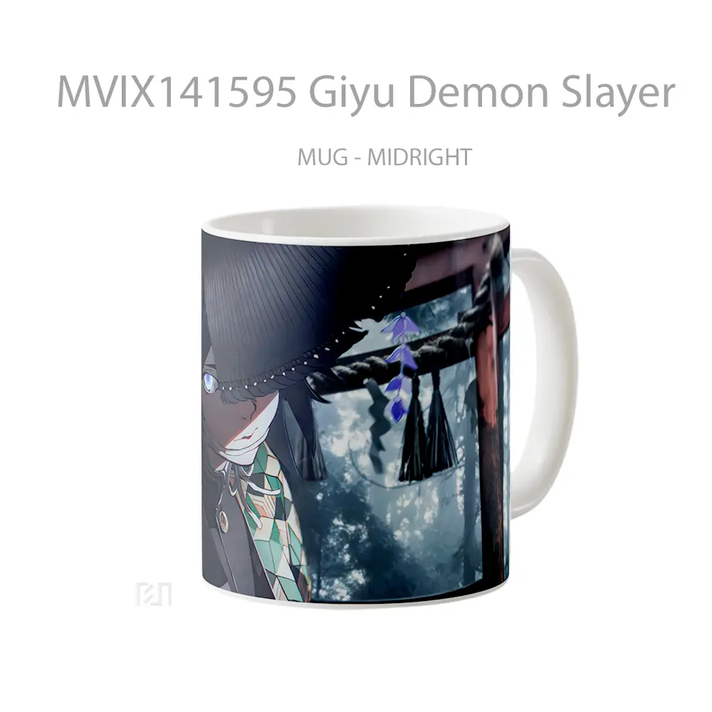Mug Giyu Demon Slayer Gelas Keramik Unik - All-side / Desain