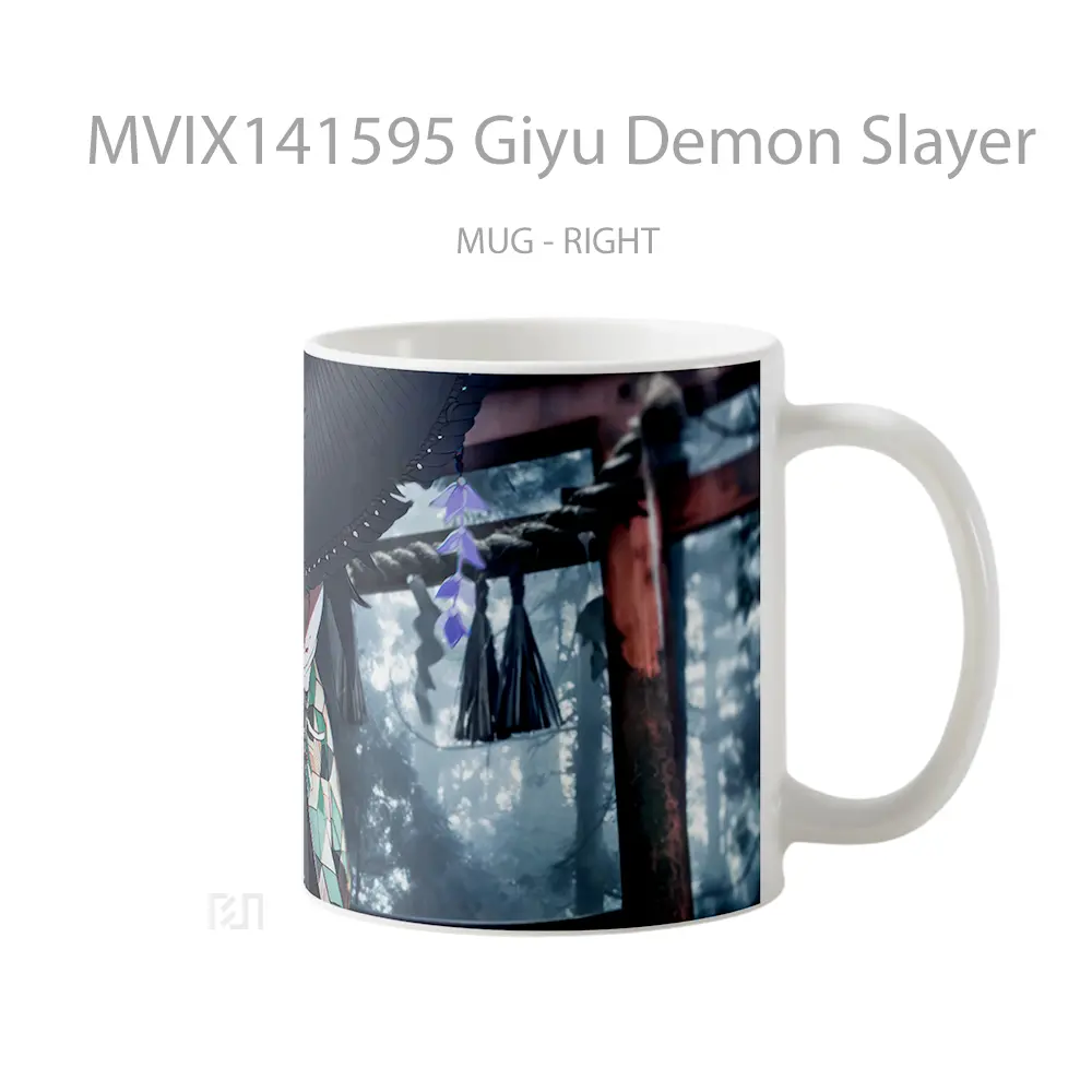 Mug Giyu Demon Slayer Gelas Keramik Unik - All-side / Desain