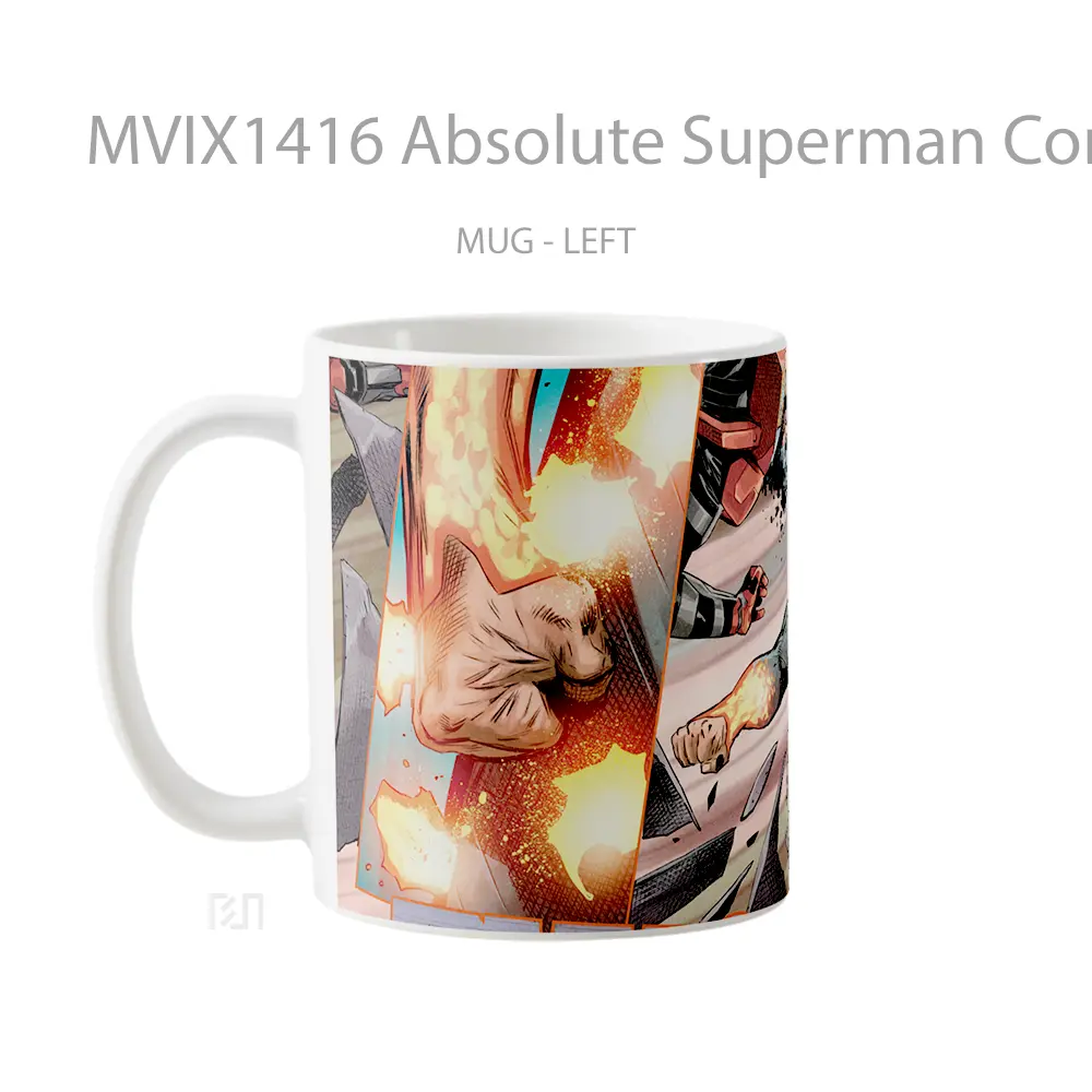 Mug Absolute Superman Comics Gelas Superhero - All-side / Desain