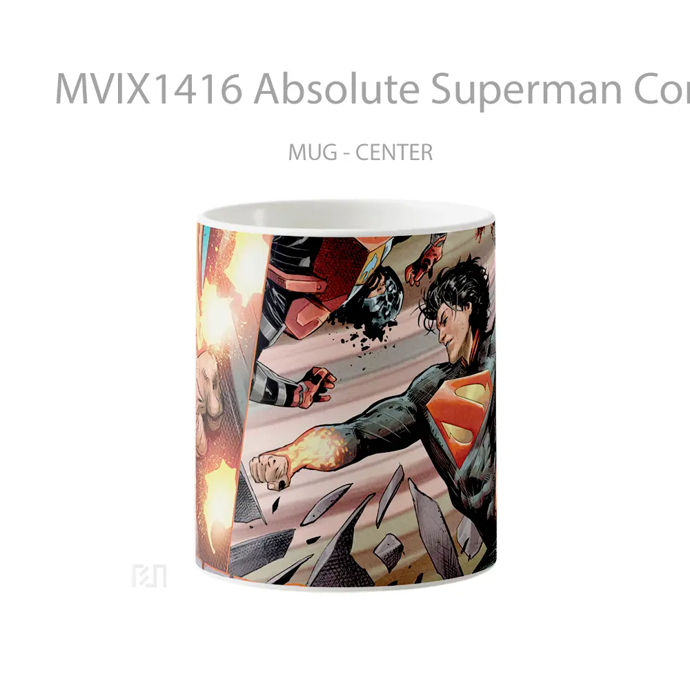 Mug Absolute Superman Comics Gelas Superhero