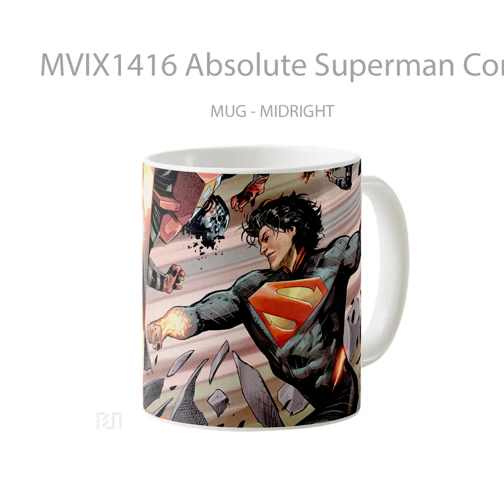 Mug Absolute Superman Comics Gelas Superhero - All-side / Desain