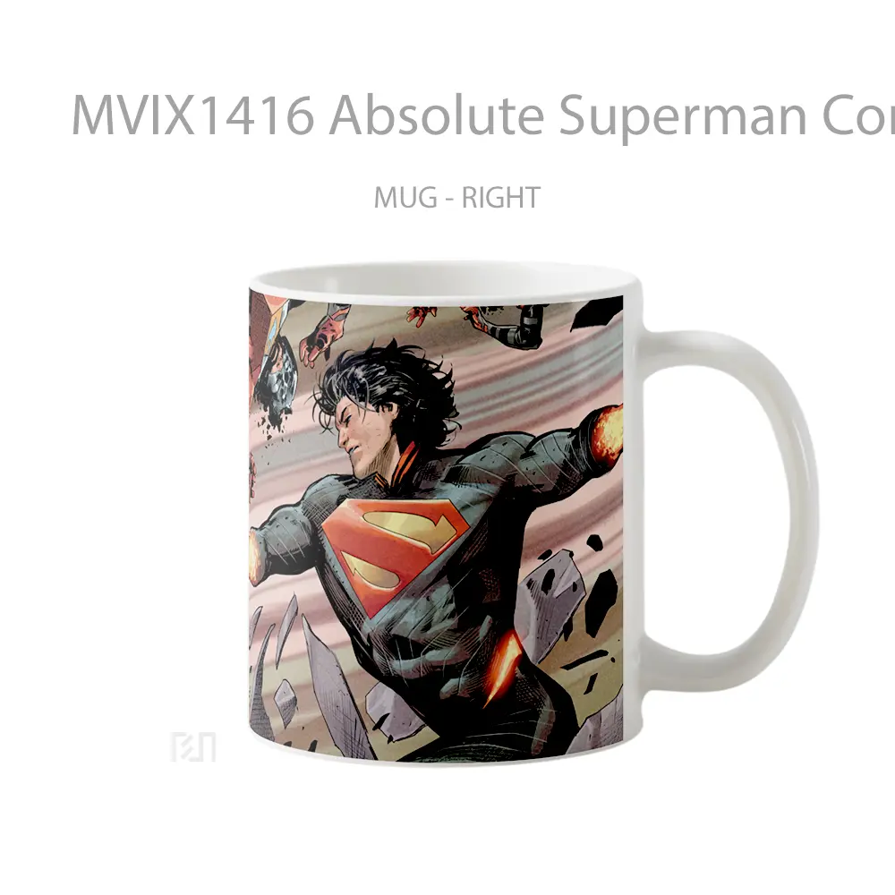 Mug Absolute Superman Comics Gelas Superhero - All-side / Desain