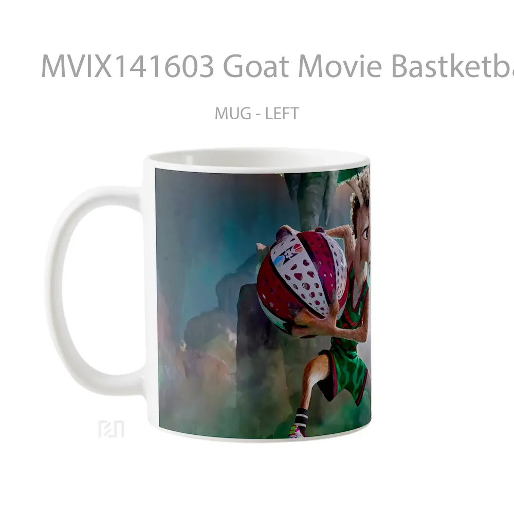 Mug Goat Movie Bastketball Gelas Keramik Unik - All-side / Desain