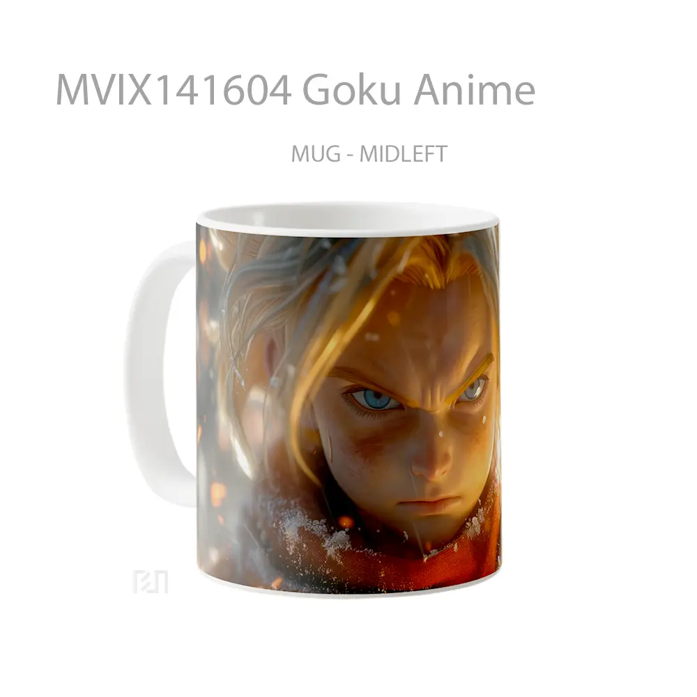 Mug Goku Anime Cangkir Anime - All-side / Desain