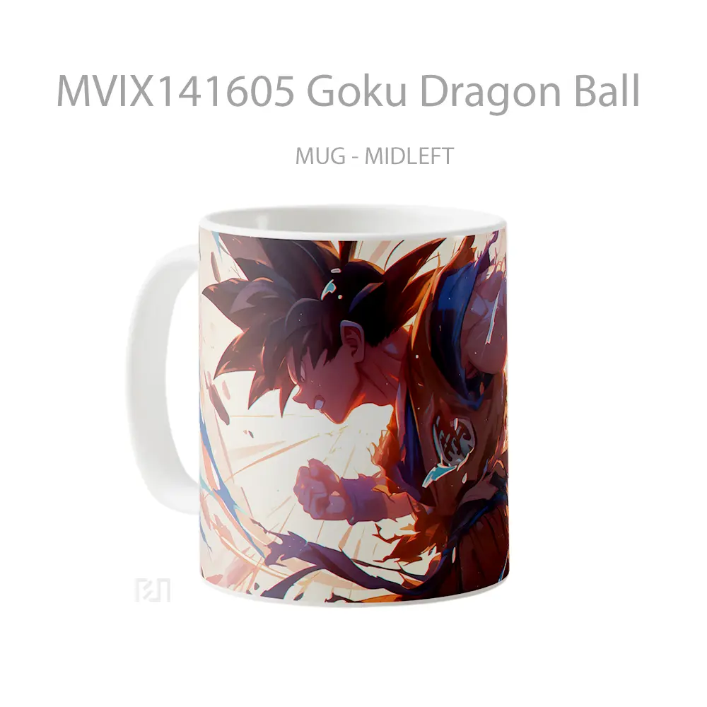 Mug Goku Dragon Ball Cangkir Anime - All-side / Desain