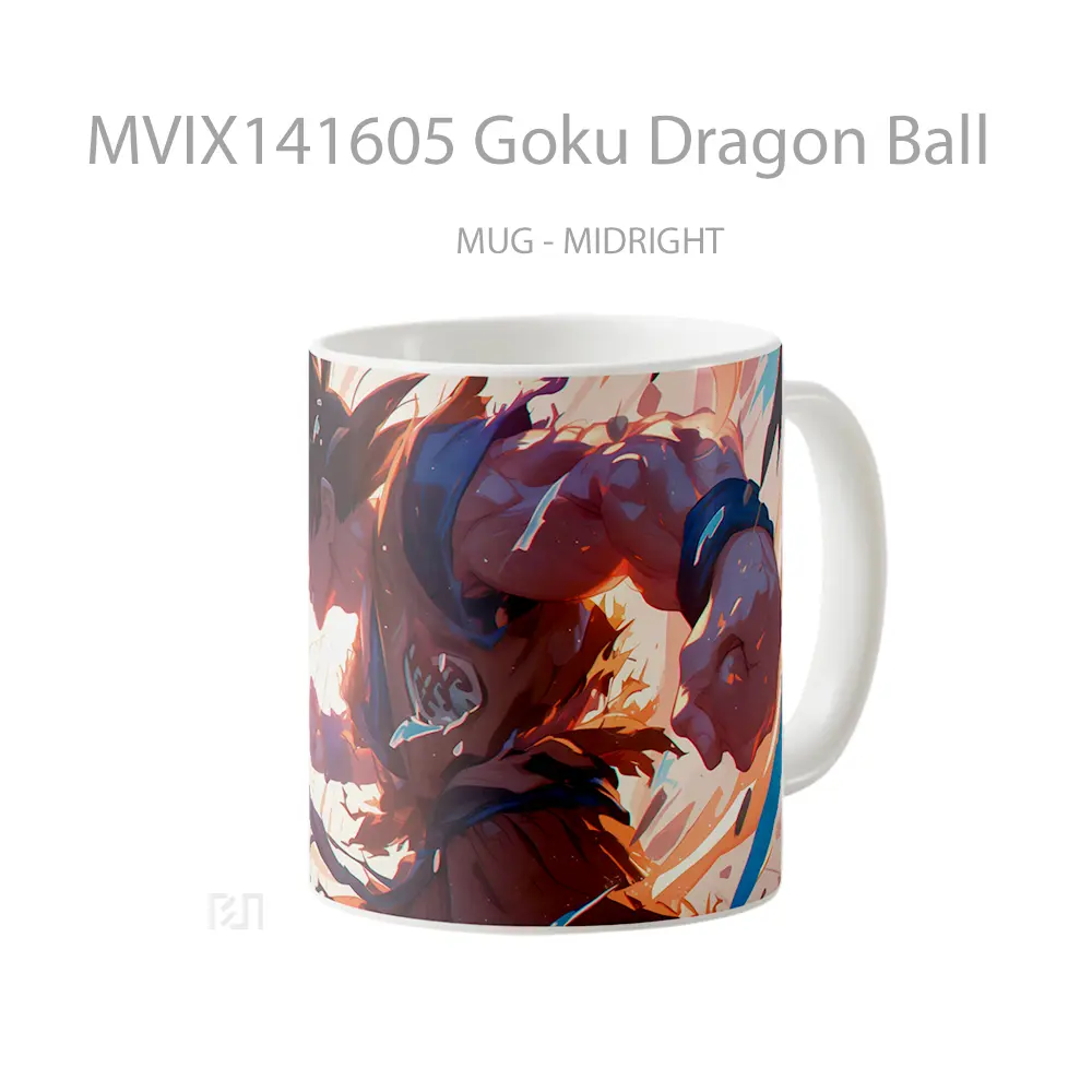 Mug Goku Dragon Ball Cangkir Anime - All-side / Desain