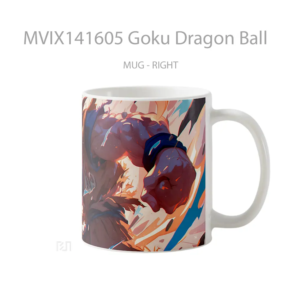 Mug Goku Dragon Ball Cangkir Anime - All-side / Desain