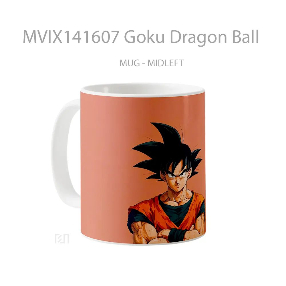 Mug Goku Dragon Ball Cangkir Anime - All-side / Desain